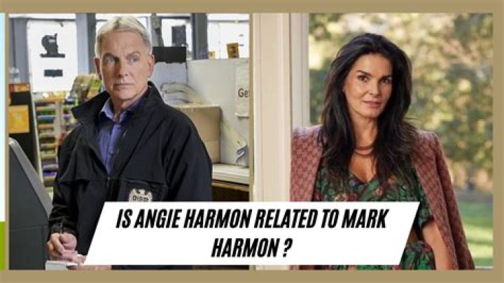Are actors Mark Harmon and Angie Harmon related?