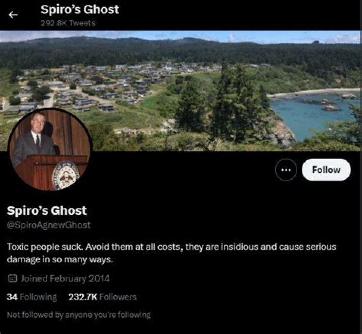 Who Is Spiro Agnews Ghost On Twitter? Identity Details And Everything To Know